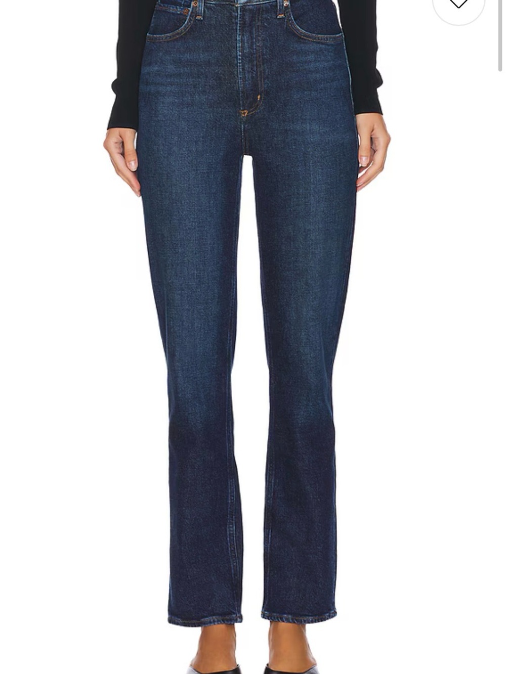 AGOLDE High Rise Stovepipe Jeans
